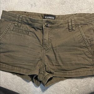 Express Women's Khaki Cargo Shorts Sz 0